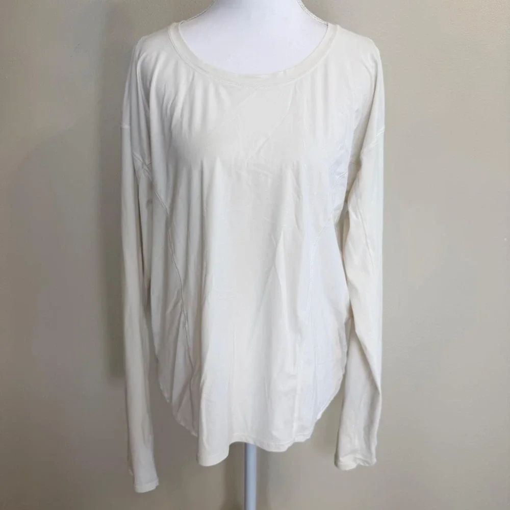 Lululemon On Pace Long Sleeve UV Protection Thumb Holes Womens XL (see caption) - Picture 3 of 8